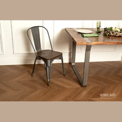 Виниловый ламинат VINILAM PARQUET CHEVRON 8,5 мм Шеврон Плезир I1651102 (1.58)