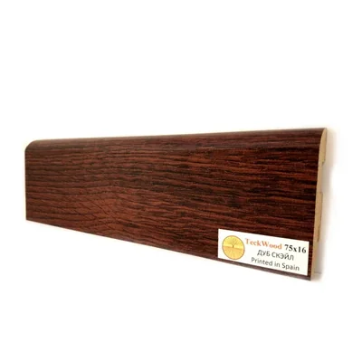 Плинтус Teckwood Дуб Скэйл (Oak Scale) 75 мм