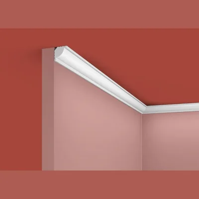 Потолочный плинтус Cosca Decor KX020, 20х20x2000, экополимер