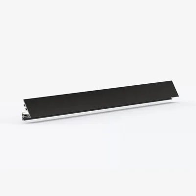 Микроплинтус Laconistiq LIGHT черный анодированный (2450х5х16х25мм)