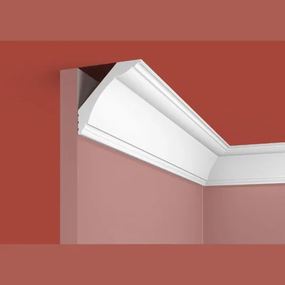 Потолочный плинтус Cosca Decor KX014, 69х69x2000, экополимер