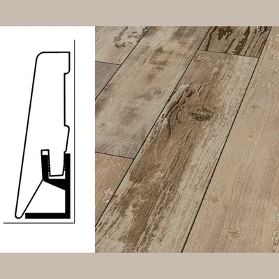 Плинтус Kronotex Ktex1 58х19 мм Пэчворк D4732