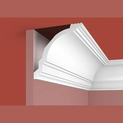Потолочный плинтус Cosca Decor KX004, 117х118x2000, экополимер
