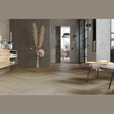 Виниловый ламинат VINILAM PARQUET HERRINGBONE Glue GD11377 Паркет Тусон Glue (2,5) — Упаковка (2.79м2)