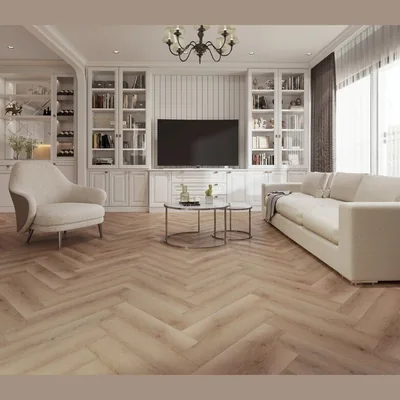 Каменный SPC ламинат EVOFLOOR Parquet Click Oak Nordic Дуб Северный (600х125х4.0мм)