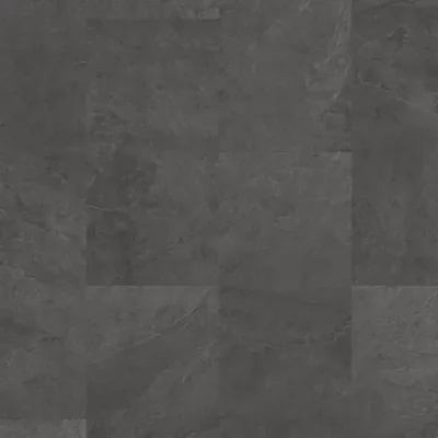Жесткая ПВХ плитка QUICK-STEP ALPHA VINYL ORO AVSTU40035 Сланец чёрный (610х303х4+1мм) — Упаковка (1.848м2)
