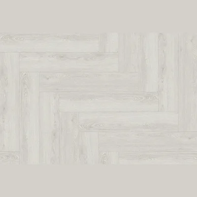 Каменный SPC ламинат FloorFactor Herringbone WHITE SMOKE OAK (HB.02) (675х135х5мм)