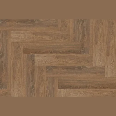 Каменный SPC ламинат FloorFactor Herringbone TOBACCO BRAUN OAK (HB.15) (675х135х5мм)