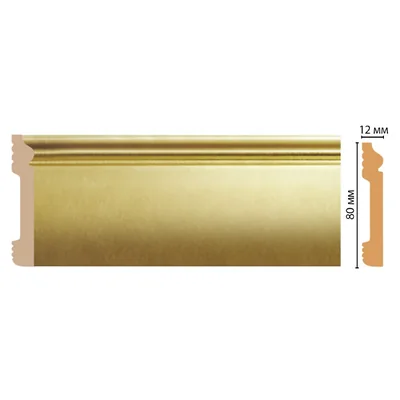 Плинтус напольный DECOMASTER D005-374ДМ (79*13*2400мм)