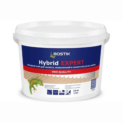 Клей для паркета силановый, Bostik HYBRID ECO 14 кг