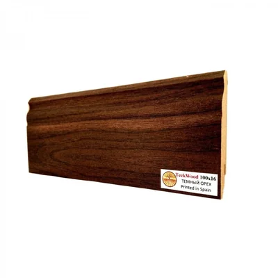 Плинтус Teckwood Темный орех (Dark Walnut) 100мм