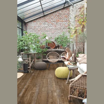 Плитка ПВХ Quick Step Alpha Vinyl Medium Planks Коричневая сосна AVMP40075 — Упаковка (1.87м2)
