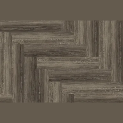 Каменный SPC ламинат FloorFactor Herringbone BRUSHED SMOKE OAK (HB.17) (675х135х5мм)