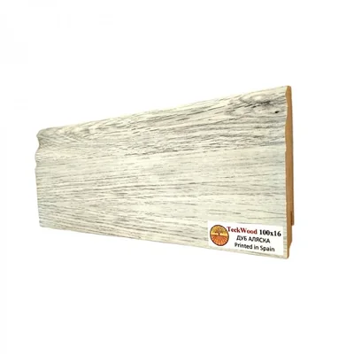 Плинтус Teckwood Дуб Аляска (Oak Alaska) 100мм