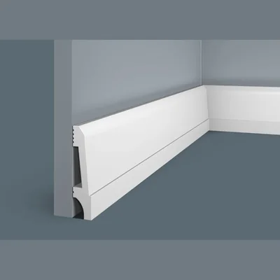 Плинтус из дюрополимера Cosca Decor PX023, 90х20x2000, экополимер