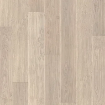 Ламинат Quick Step PERSPECTIVE 1304 Доска дубовая светло-серая лакированная — Упаковка (1,507м)