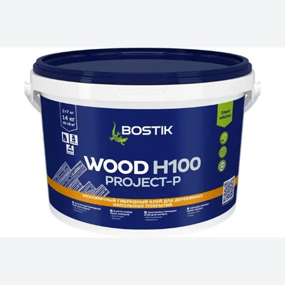 Гибридный клей для паркета Bostik WOOD H100 PROJECT-P 14кг