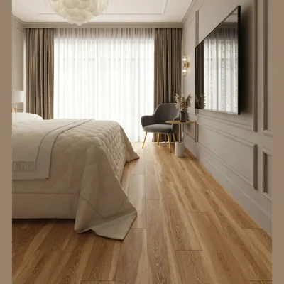 Каменный SPC ламинат AlixFloor Natural Line Дуб медовый светлый — Упаковка (2.009м2)