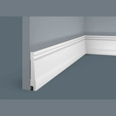 Плинтус из дюрополимера Cosca Decor PX016, 90х15x2000, экополимер