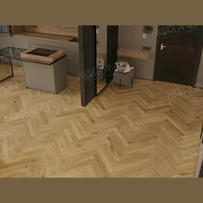Ламинат NORLAND Herringbone Elegant Дуб Хайнан LF303-09 (600х100х8 мм)