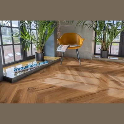 Виниловый SPC ламинат AQUAFLOOR Space Parquet Light (Click) AF4509PQL (610x122x4.5 мм) — Упаковка (1,489м2)