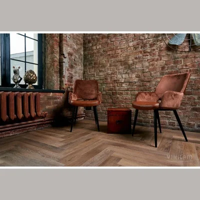 Виниловый ламинат VINILAM PARQUET HERRINGBONE 6,5 мм IS11199 Паркет Венецианский (2,07) — Упаковка (2,07м2)