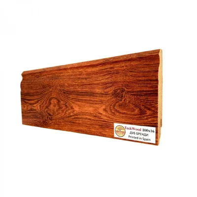 Плинтус Teckwood Дуб Бренди (Oak Brandy) 100мм
