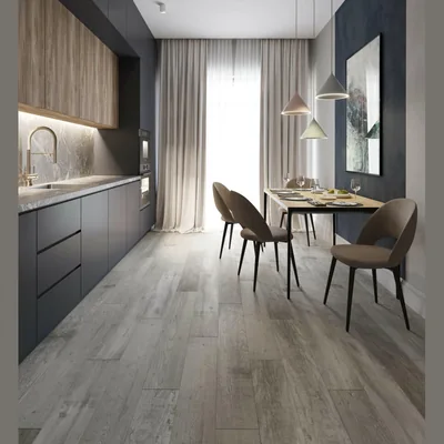 Каменный SPC ламинат AlixFloor City Line Дуб кенийский светло-коричневый — Упаковка (2.009м2)