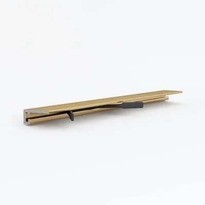 Микроплинтус Laconistiq MICRO 19 ARM Золотой анодированный (2450х19х5,5мм)