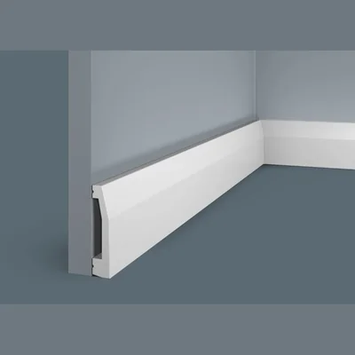 Плинтус из дюрополимера Cosca Decor PX008, 70х15x2000, экополимер