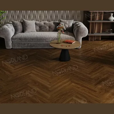 Ламинат NORLAND Herringbone Elegant Дуб Треско LF303-22 (600х100х8 мм)