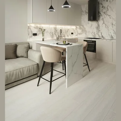 Каменный SPC ламинат AlixFloor City Line Дуб светло-серый — Упаковка (2.009м2)