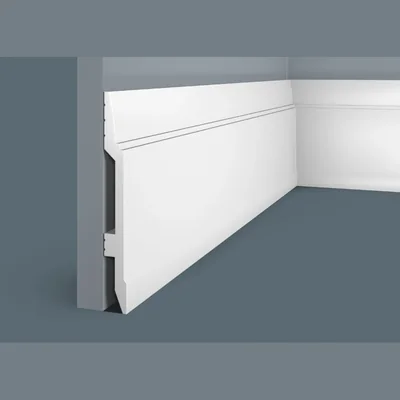 Плинтус из дюрополимера Cosca Decor PX007, 150х17x2000, экополимер