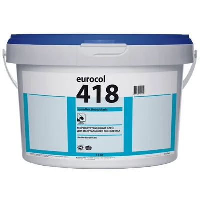 Клей для натуральных покрытий Eurocol 418 Euroflex Lino Polaris 14 кг