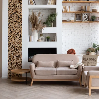 Каменный SPC ламинат VINILPOL Herringbon 9944 Паркет Палладио — Упаковка (1.36м2)