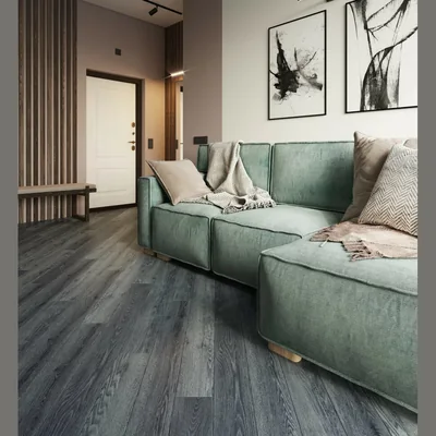 Каменный SPC ламинат AlixFloor City Line Дуб кенийский серый — Упаковка (2.009м2)