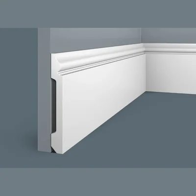 Плинтус из дюрополимера Cosca Decor PX006, 138х18x2000, экополимер