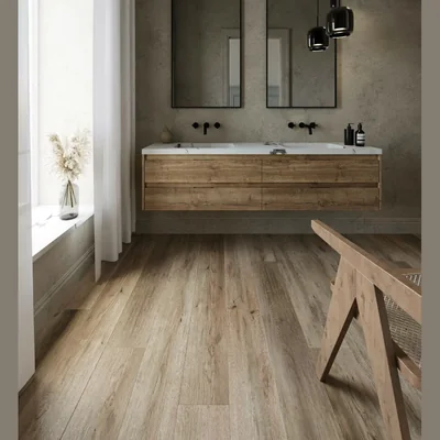 Каменный SPC ламинат AlixFloor City Line Дуб вельвет коричневый — Упаковка (2.009м2)