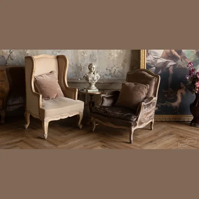 Каменный SPC ламинат VINILPOL Herringbon 9933 Паркет Франческо — Упаковка (1.36м2)