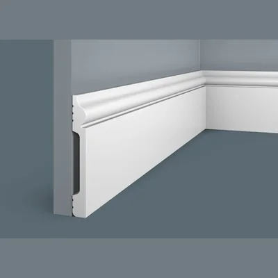 Плинтус из дюрополимера Cosca Decor PX004, 119х15x2000, экополимер