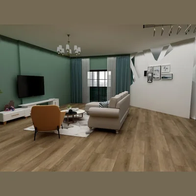 Каменный SPC ламинат Floorwood Genesis MV34 Дуб Данте Dante Oak 5 мм с подложкой — Упаковка (2,44м2)