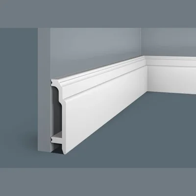 Плинтус из дюрополимера Cosca Decor PX003, 102х24x2000, экополимер