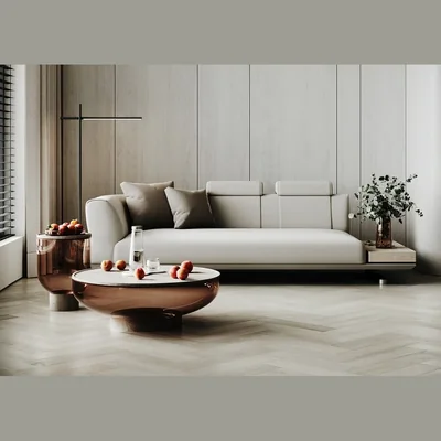 Кварцевый SPC ламинат Home Expert Parquet Design Дуб Милкшейк 44-3002 (400х100х4,5мм)