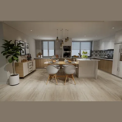Каменный SPC ламинат Floorwood Genesis MV74 Дуб Тейнир Thainir Oak 5 мм с подложкой — Упаковка (2,44м2)