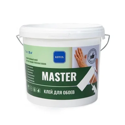 Клей для всех видов тяжелых обоев KIITOS MASTER 5 кг