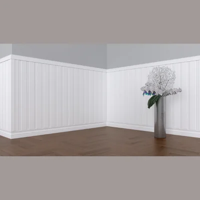 Стеновая панель МДФ Madest Decor w01-800-12 под покраску (1 шт)