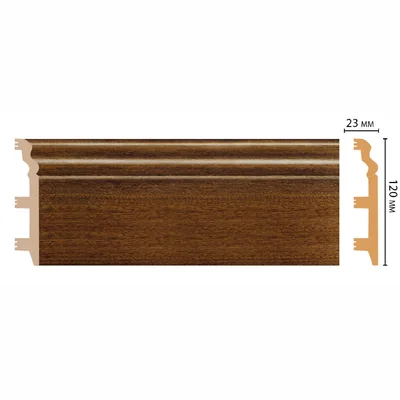 Плинтус напольный DECOMASTER D233-75ДМ (120*23*2400мм)