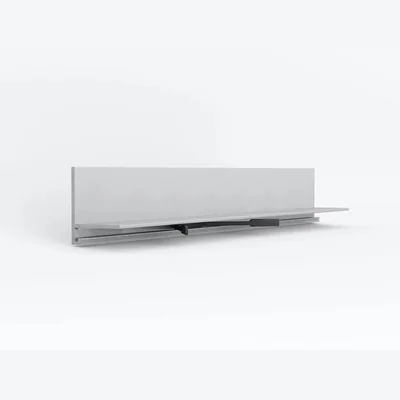 Микроплинтус Laconistiq L MAX Серебряный анодированный (2450х4,9х16,2х35,6мм)