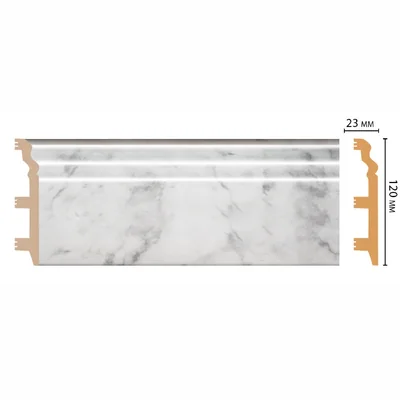 Плинтус напольный DECOMASTER D233-79ДМ (120*23*2400мм)