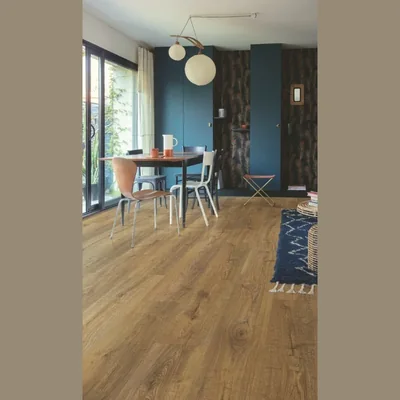 Плитка ПВХ Quick Step Vinyl Flex Fuse Коричневый осенний дуб SGMPC20324 (1500x228.6x2,5мм)